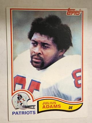 82 Topps Julius Adams #142