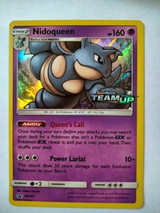 Nidoqueen sm160 prerelease holo promo pokemon