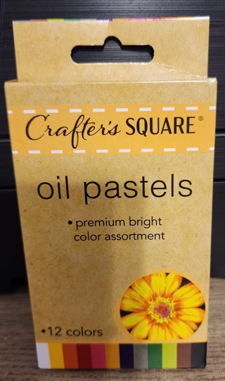 RESERVED - NEW - Crafter's Square - Bright Color Oil Pastels - 12 colors