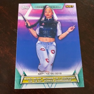 2019 Topps WWE Women's Division - [Base] #100 Memorable Matches and Moments - Bianca Belair ...