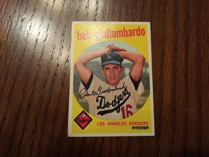 1959 Topps Bob Giallombardo