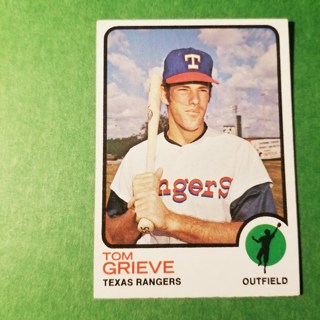 1973 - TOPPS BASEBALL CARD HI NO. 579 - TOM GRIEVE - RANGERS