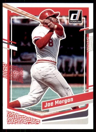 2023 Donruss Baseball Base #219 Joe Morgan - Cincinnati Reds