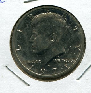 1971 D Kennedy Half Dollar-B.U.