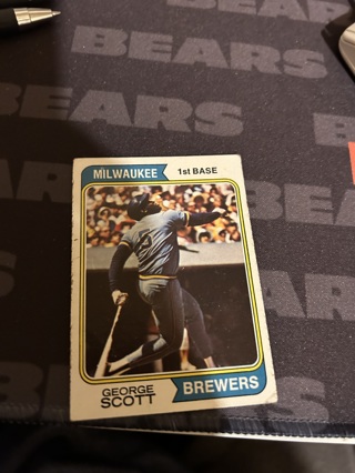 1974 topps george scott  (rough)