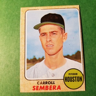 1968 - TOPPS BASEBALL CARD NO. 207 - CARROLL SEMBERA - HOUSTON