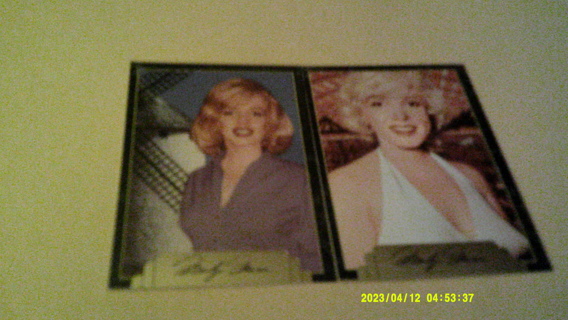 Marilyn Monroe MINT Trading cards in sleeve