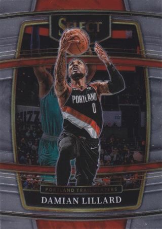 Damian Lillard 2021-22 Panini Select Portland Trail Blazers