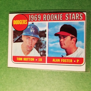 1969 - TOPPS EXMT - NRMT BASEBALL - CARD NO. 266 - DODGERS -  1969 ROOKIE STARS  .