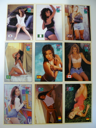  1994 W.o.W. Women of the World Cards Lot of 9 (Lot 16) 