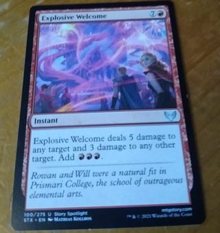 Magic The Gathering: Strixhaven School Of Mages: Explosive Welcome 100/275