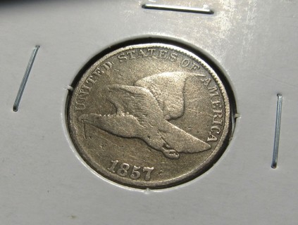 ★★ 1857 FLYING EAGLE CENT G/G ★★ **ONE OF ONLY 3 YEARS*