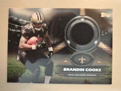 2014 brandin cooks rookie jersey card