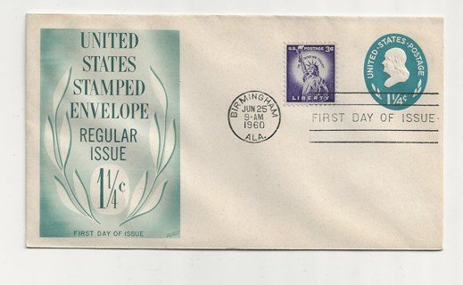 1960 FDC First Day Cover Stamped Envelope