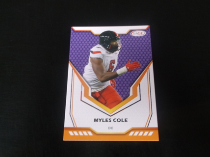 2024 Sage High Series Myles Cole  purple  parallel  card  #148  texas tech 