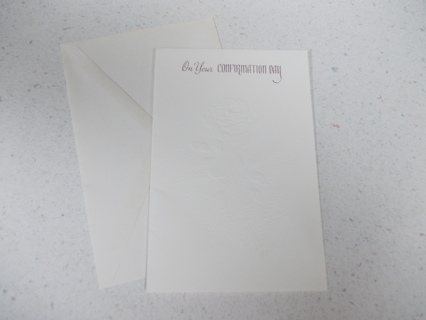 Confirmation Card with Envelope