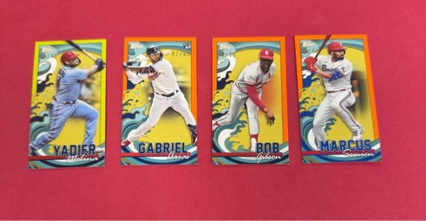 2022 Topps rip - mini baseball lot numbered