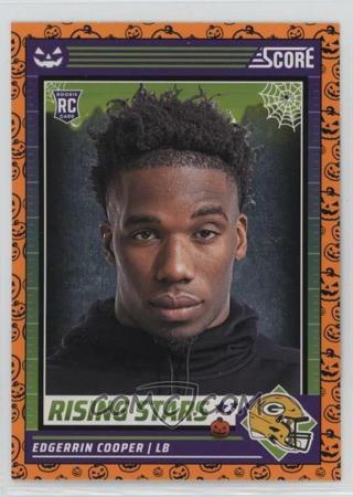 2024 Panini Score-A-Treat - Rising Stars - Orange Pumpkins #18 - Edgerrin Cooper 