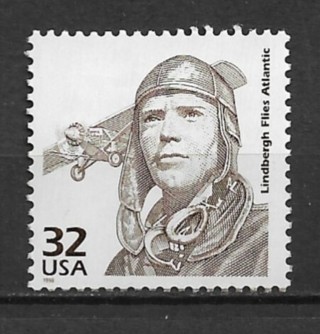 1998 Sc3184m Celebrate the Century: 1920's Charles Lindberg MNH