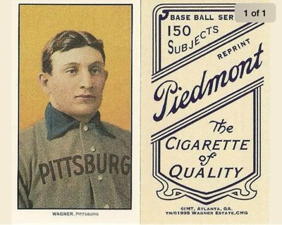 1909 - Honus Wagner T206 Reprint Card Mint Condition