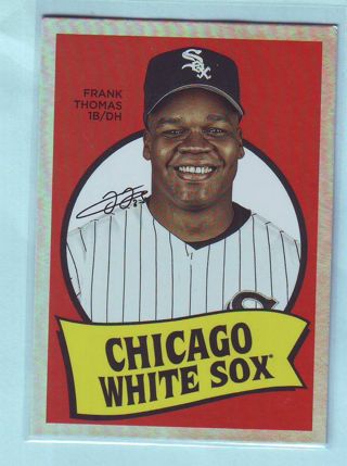 2023 Topps Archives Frank Thomas SINGLE PLAYER FOIL INSERT Baseball card # 69T-15 White Sox