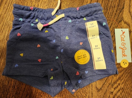 RESERVED - NEW - Cat & Jack - Girls Shorts - size 2T