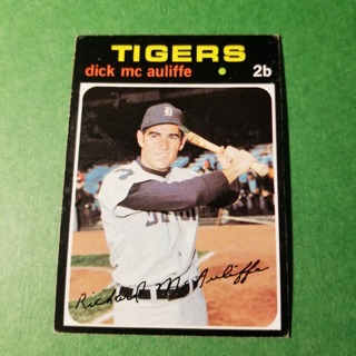 1971 Topps Vintage Baseball Card # 3  - DICK McAULIFFE - TIGERS - EXMT/NRMT