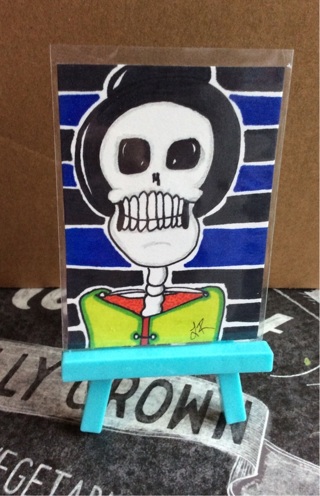 Mr. Babones Original drawing aceo 