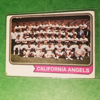 1974 TOPPS BASEBALL SET BREAK 114 - CALIFORNIA TEAM   - ANGELS 