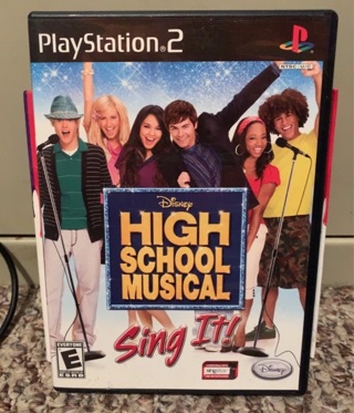 High School Musical Sing It! (Sony PlayStation 2, 2007) Tested.