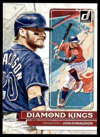 2022 Donruss Baseball Base Diamond Kings #10 Josh Donaldson - Minnesota Twins