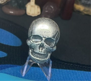 Picture of 2oz Silver Skull