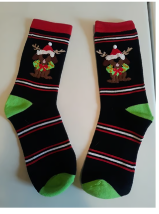 Christmas Dog Socks