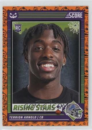 2024 Panini Score-A-Treat - Rising Stars - Orange Pumpkins #46 - Terrion Arnold