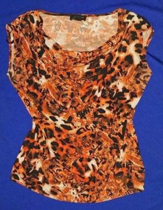 Josephine Blouse Gorgeous Stretchy Loose Collar Size M Top