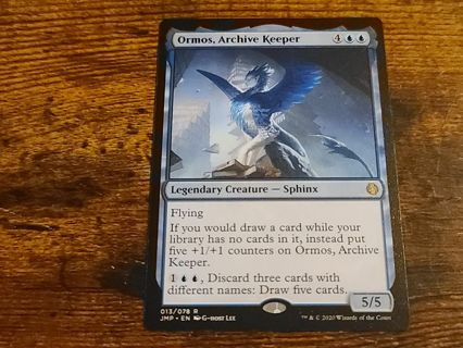 Magic the gathering mtg Ormos Archive Keeper rare card Jumpstart