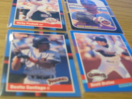 FOUR BASEBALL CARDS LOT 2406