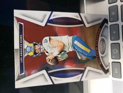 NFL Football card Matthew Stafford