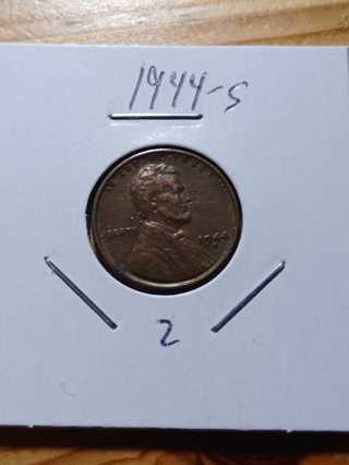 1944-S Lincoln Wheat Penny! 20.2