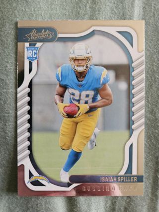 2022 Panini Absolute Rookie Isaiah Spiller