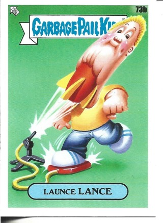 Brand New 2024 Topps Garbage Pail Kids Launce Lance Sticker From the Kids At Play Set