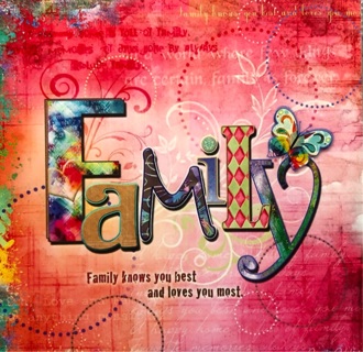 Family  - 4 x 4” MAGNET - GIN ONLY