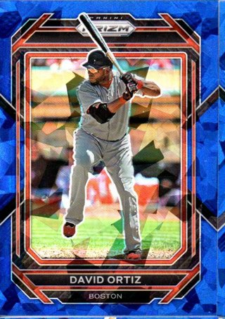 2023 Panini Prizm David Ortiz Blue Ice