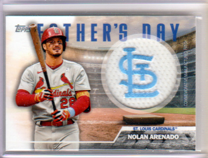 Nolan Arenado, 2023 Topps Father's Day Team Patch Card #FD-NA, St. Louis Cardinals, (L6)
