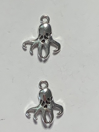 OCEAN/BEACH CHARMS~#99~SILVER~2 CHARMS~FREE SHIPPING!