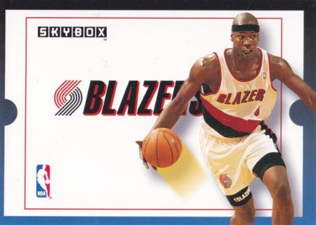 Cliff Robinson 1992-93 SkyBox Team Card Portland Trail Blazers