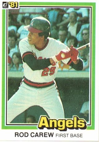 1981 Donruss Rod Carew #49