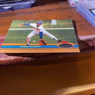 1991 Topps stadium club Eddie Murray baseball card 