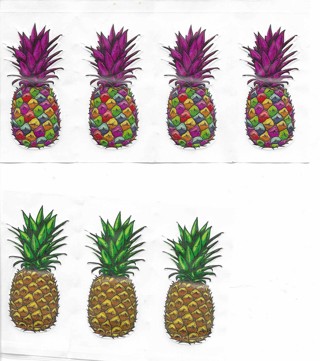  7 Brand New Pineapple Bandages 