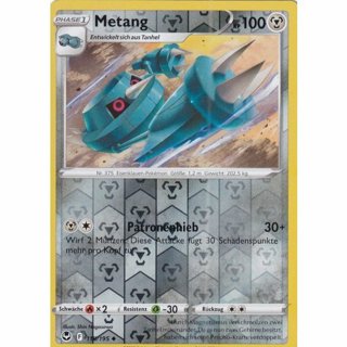  Tradingcard - Pokemon 2022 german Metang 118/195 REVERSE HOLO 